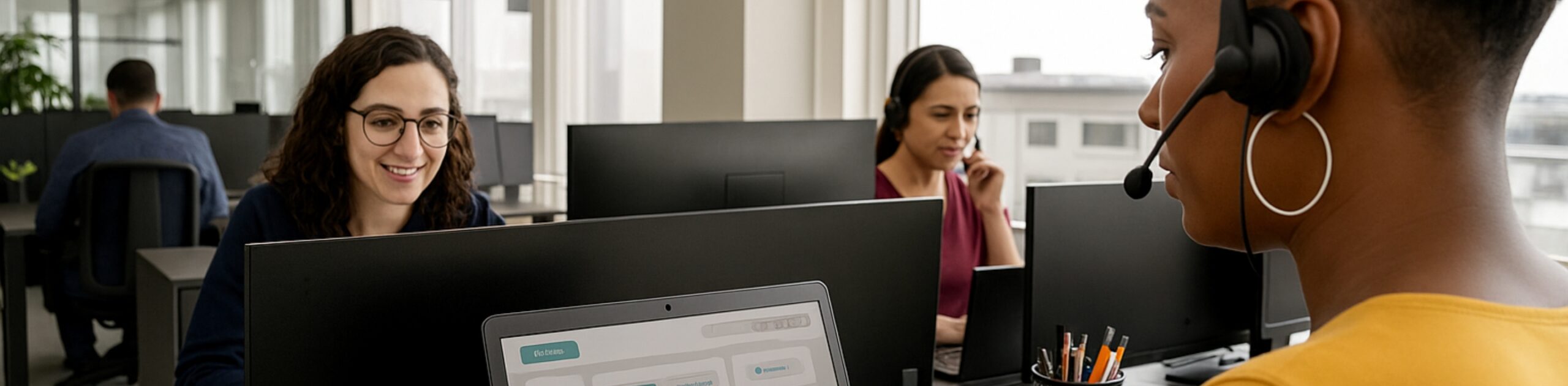 Foto Call Centers e  Recuperação  de Créditos